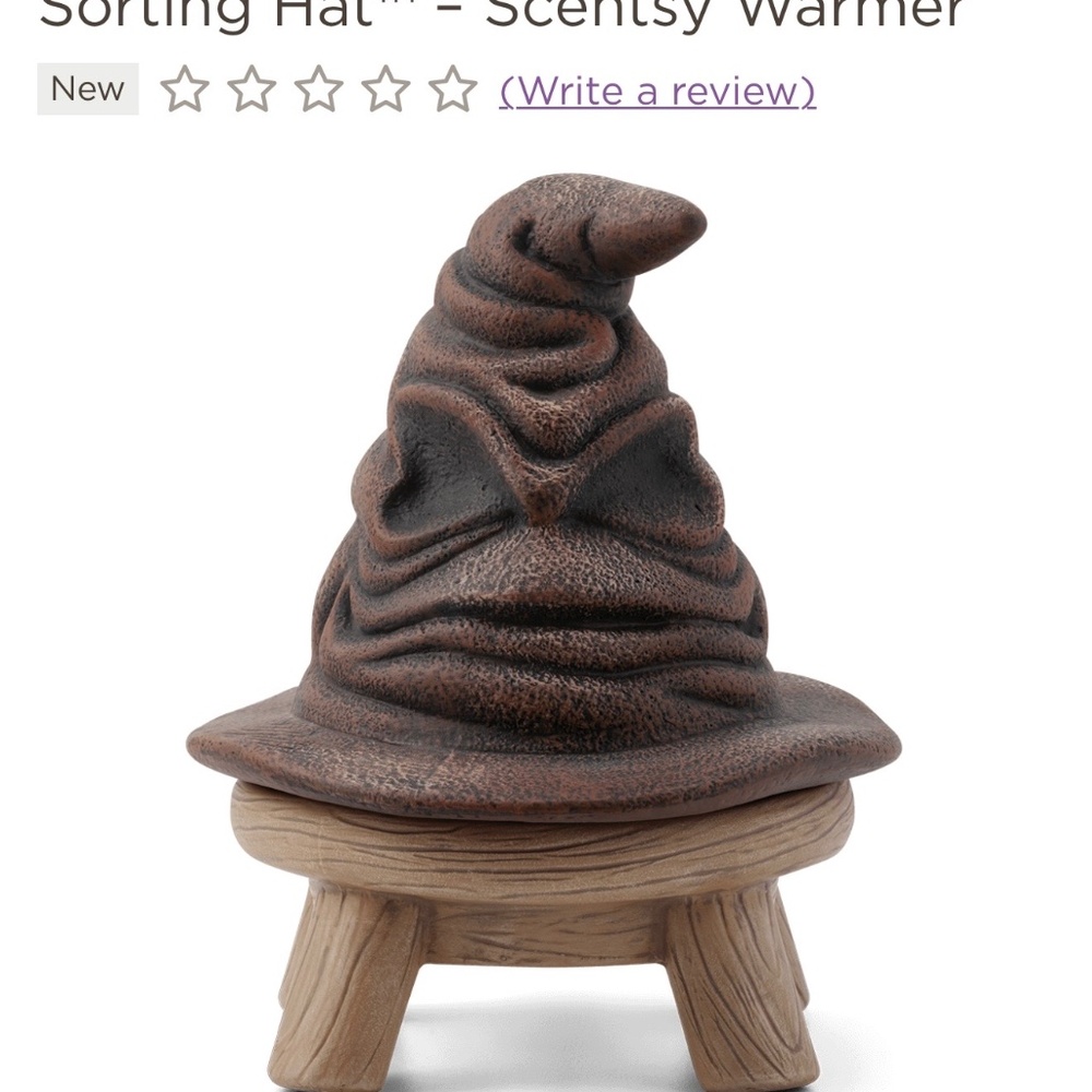 Brand new in box Scentsy Harry Potter sorting hat wax warmer